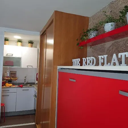 Apartamento The Red Flat - Estudio Boutique - Centro Ciudad Vigo